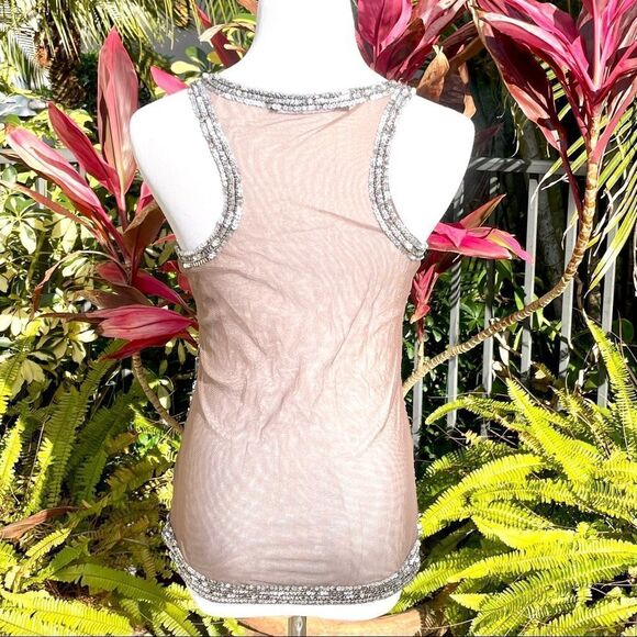 W118 by Walter Baker Mesh Sequin Tank - Picture 5 of 8